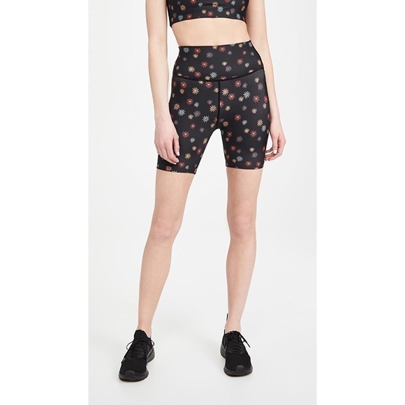 Splits59 Ava High Waist Floral Bike Shorts Large - Picture 2 of 9